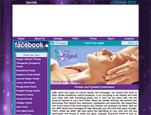 Tablet Screenshot of facialsbyangels.com